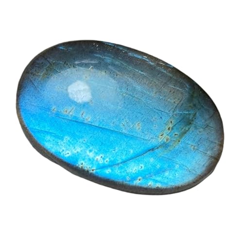 Labradorite naturelle cabochon 31x20x7mm pour fabrication de bijoux pendentif