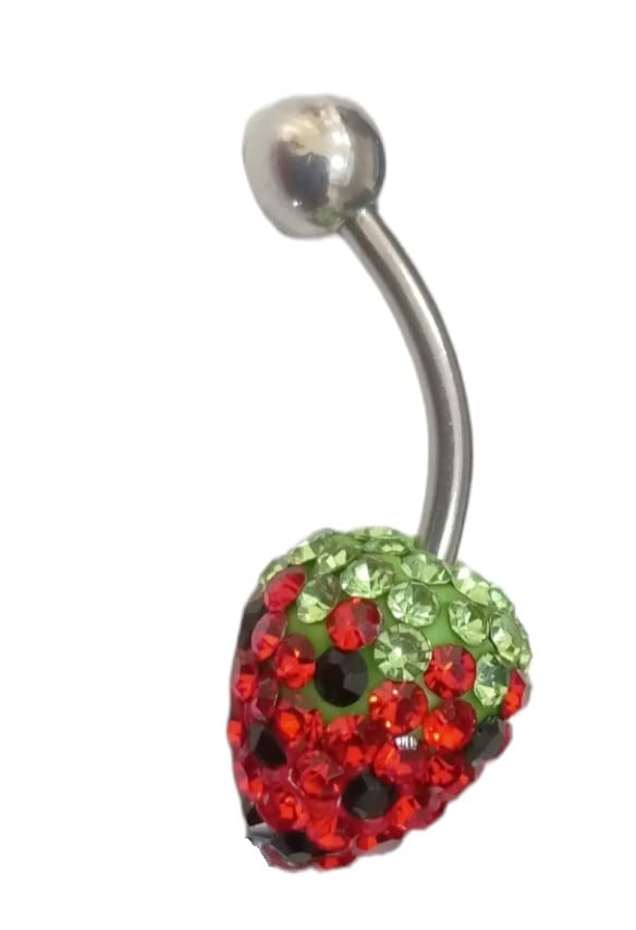 Belly Steel Stud Strawberry Shape Belly Stud Rings New Amazing Style Desigen Belly Stud 1Pcs-image-38