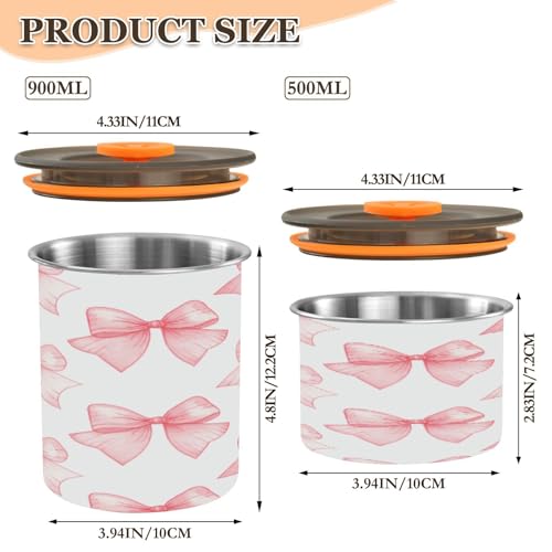 Envase Hermético de Acero Inoxidable para Café 900ml miniatura 2
