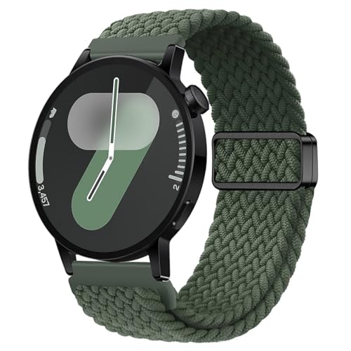 ���v�o���h 20mm�Ή�Samsung Galaxy Watch 7/6/5/4/FE 40mm 44mm�A�r���v�x���g 20mm�����\�ȃi�C�������v�o���h�Ή�Amazfit Active2/GTR Mini/GTS 4/3�A�Ή�Huawei Watch