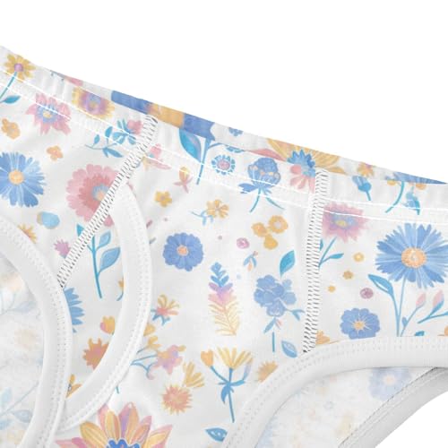 KLL Floral Mandala Toddler Boy Pure Cotton Briefs Breathable Children Panties4