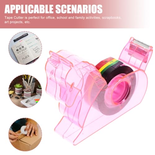 Garneck Kleberoller Einhorn - Rosa Tesafilm Abroller Für - Niedliches Tierdesign Ideal Für Geschenkverpackungen Und Bürobedarf Perfektes Set Für Kreative Bastelprojekte
