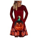 🍒hexen kostüm kleid kapuze damen halloween lange kleider schädel gedruckt fasching karneval schwarz xxl gothic halloween-kleid festlich a-linie steampunk langarm spitzen maxikleid cocktailkleid spitze party dress partykleid swing sakko blazer