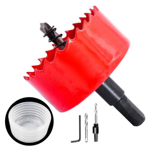 ホールソー インパクト 電動ドリル 電動ドライバー 穴あけ ドリルビット DIY工具 丸穴 くり抜き カバー付き (150mm)