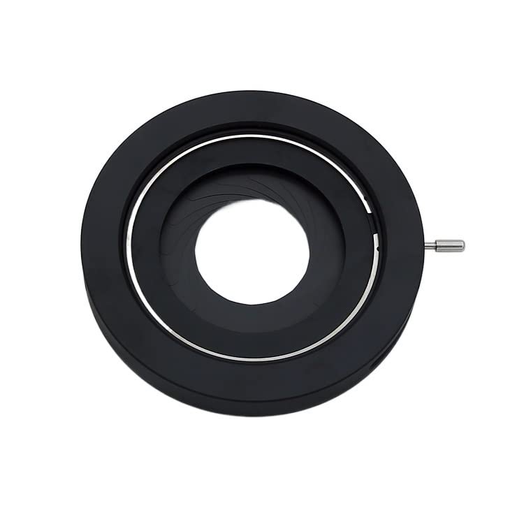 1PCS 2-50mm Zoom Regolabile Diaframma A Iride Ottico Apertura Condensatore Fotocamera Digitale Adattatore for Microscopio