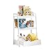 SoBuy Libreria montessoriana per Bambini Scaffale portagiochi Portariviste libreria bambini Scaffale per bambini KMB31-W