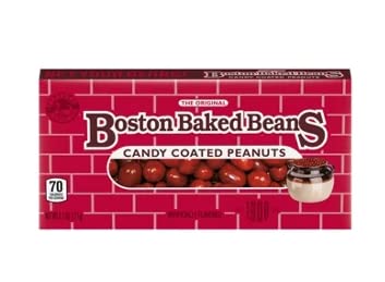 Frijoles horneados Boston, cacahuetes recubiertos de caramelo