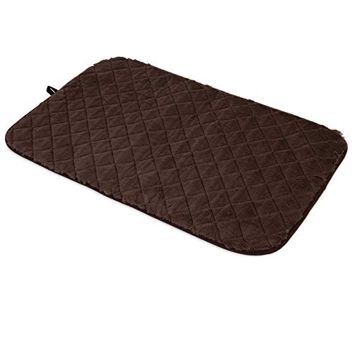 SNOOZZY BROWN 35X21.5 QUILTED MAT