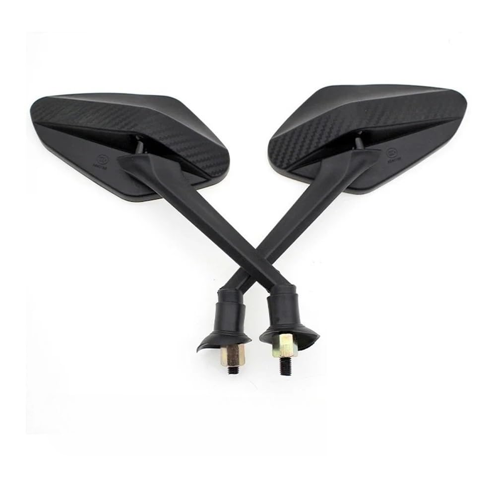 Rétroviseur Moto Lot De 2 Rétroviseurs Moto en Matériau Résistant (8 Mm) pour Cagiva pour Mito 125 650 1000 Et pour Canyon 500. Accessoires Remplacement