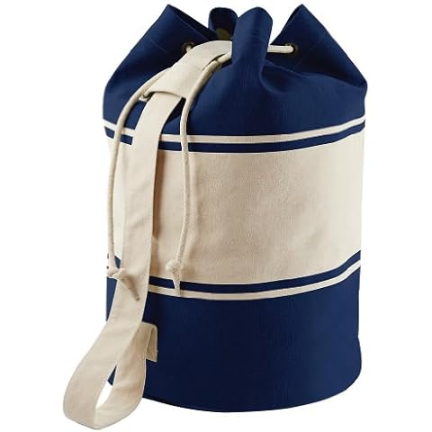 Quadra Unisex Canvas Duffle Bag - Navy Cover