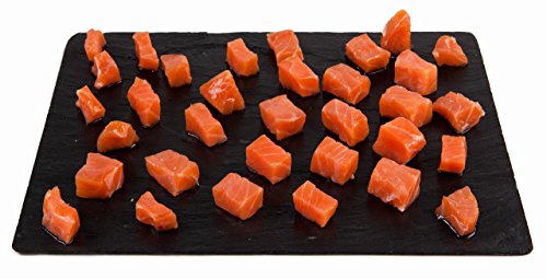 Lomo de salmón en dados, 300 gramos