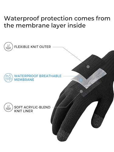 Image of DexShell Waterproof Knit Gloves, Lightweight Flexibility