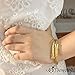 555Jewelry Classic Stainless Steel Mens Womens Ladies Cuff Bangle Twisted Wire Cable Vintage Retro Antique Adjustable Wristband Fashion Jewelry Accessory Bracelet, Gold