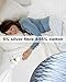 Grounding Sheet Queen Size, Sliver Fiber Fitted Sheets, Soft Grounded Conductive Bed Sheets for for Better Sleep, 80
