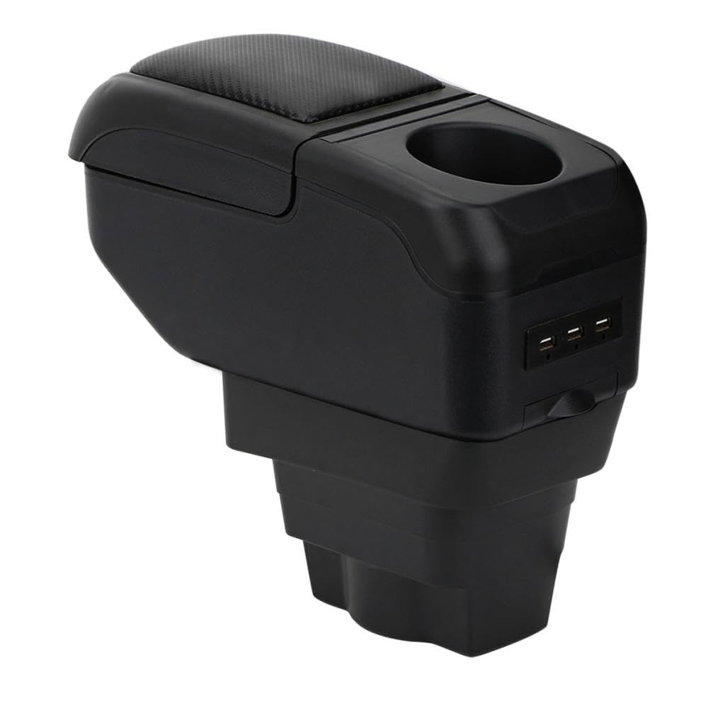 Braccioli per Opel Corsa E 2014-2018 Organizer per Console Centrale Doppio Strato Utilizzabile per Supporto Gomiti