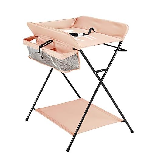 Skötbord fällbart skötbord badkar omklädningsdyna kombi mobil linda baby barn 80 x 63 x 96 cm omlottkombination med förvaringsfack