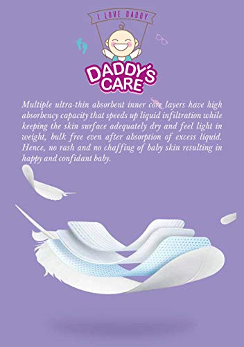 Image of Daddy's Care Ultra-Thin Disposable Pull-Up Diapers With Wetness Indicator - Xxxl Size - 40 Count - Unisex