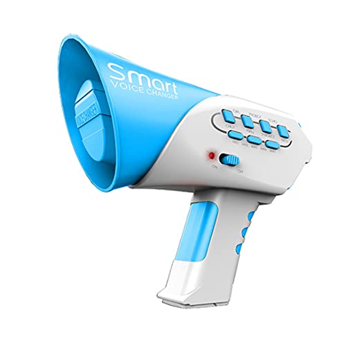 Pomurom Kids Voice Changer Toy, megáfono Cambiador de Voz con 7 Sonidos Diferentes, Divertido Juguete de Broma para Fiestas, Regalo para niños, niñas, Adolescentes (sin batería)