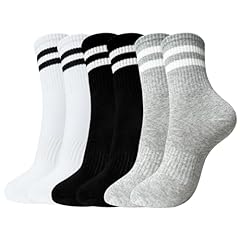 3 Pairs-white/Black/Grey