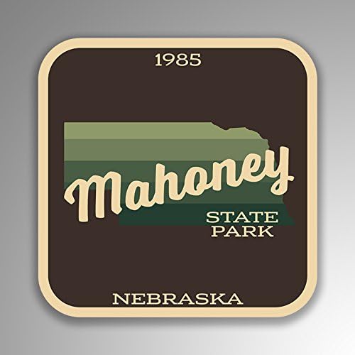 JMM Industries Mahoney SPS386 - Calcomanías de vinilo con aspecto retro vintage, paquete de 2 láminas de 4 x 4 pulgadas de calidad prémium con