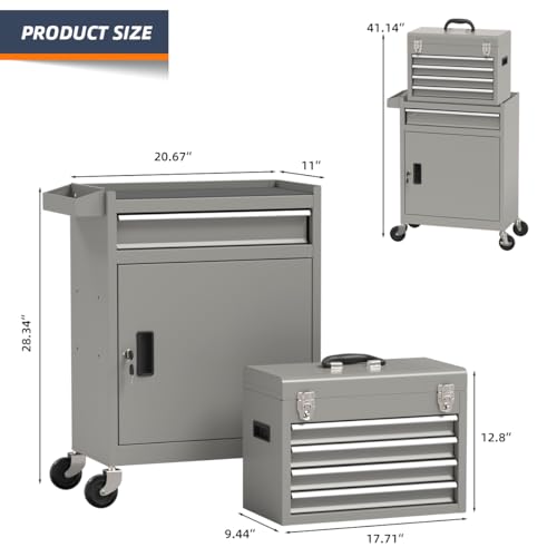Rolling Tool Chest with Drawers