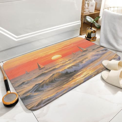 Alfombras de baño para suelo absorbentes que evitan charcos en la ducha 6