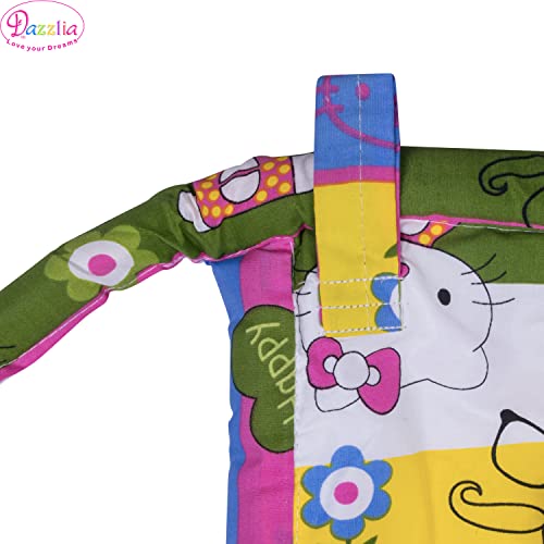 Image of Baby's Cotton Khoya Travelling Swing with Mosquito Net (Blue)