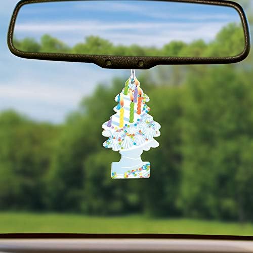 Image of LITTLE TREES Air Fresheners Car Air Freshener. Hanging Tree Provides Long Lasting Scent for Auto or Home. Celebrate!, 24 Air Fresheners