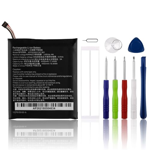 SwarKing Batteria di ricambio compatibile con CAT S61 APP00262 con strumenti