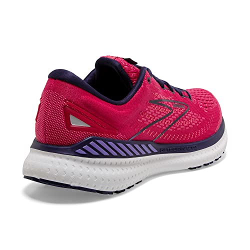 Brooks Women's Glycerin GTS 19 Supportive Running Shoe (Transcend) - Barberry/Purple/Calypso - 5.5