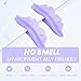 PERMANIA Silicone Under Eye Pads, Soft Lash Lift Rods Extreme Eyelash Curler Reusable for Lower Lash Perm Makeup Beauty Tool (Purple)