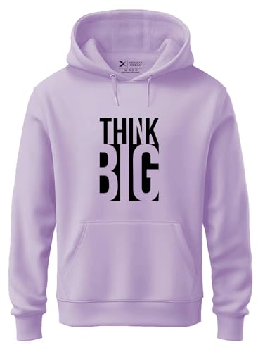 Image of XENOVAURBAN Hoodie for Men /Women | Unisex fit Cotton Fleece Hooded Sweatshirt - THINKB1