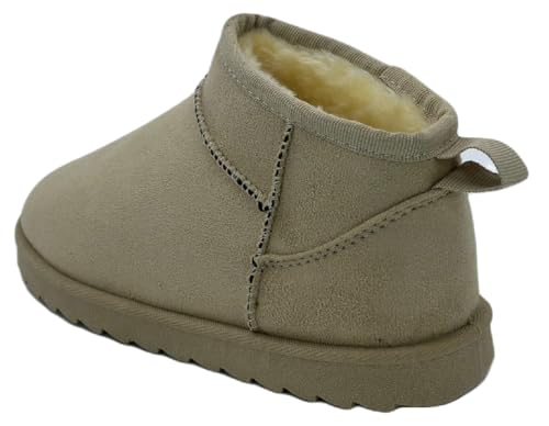 TruFox Kids Boys & Girls Mini Low Ankle Boot Soft Fur Lined Warm3
