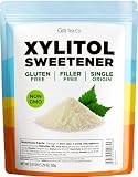 Gya Tea Co Xylitol Sweetener, 5.29 oz - Keto Friendly Sweetener, 1:1 Sugar Replacement with Low Glycemic Impact, Great for Baking, Cooking - Low Calorie Natural Sugar Alternative With No Aftertaste