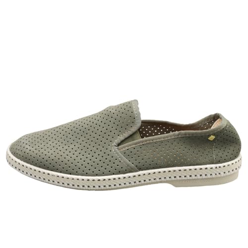 Rivieras Classic Mens Espadrille Shoes in Khaki4