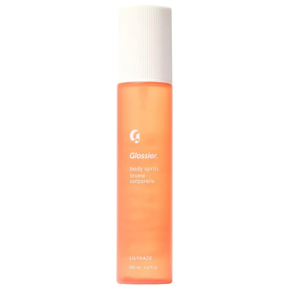 Glossier Lilyhaze Body Fragrance Mist – Warm Floral Body Spray with Glazed Apricot, Vanilla & Amber – 3.4 oz/100 mL