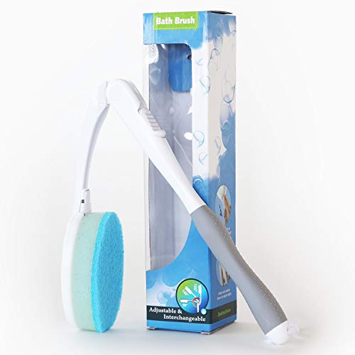 Adjustable Angle Back, Foot, Body Loofah Sponge