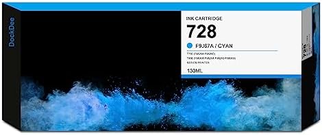 HP 728 Cyan 300-ml Genuine Ink Cartridge (F9K17A) For DesignJet