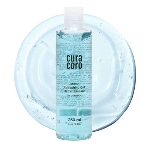 Curacoro Gel Après-Épilation pour Soin Après Épilation | Gel Rafraîchissant et Apaisant pour Calmer et Revitaliser la Peau Après l’Épilation