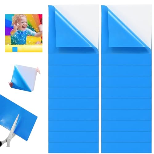 KHIRY Selbstklebende Reparaturflicken Pool für Schwimmbecken 60 Stück Pool Reparaturset Unterwasser PVC Pool Reparaturset