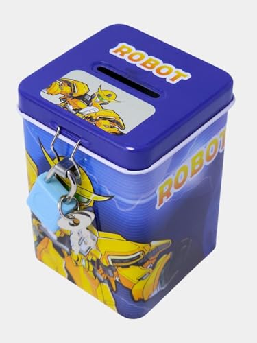 Image of Sajani Cute Cartoon Creative Portable Piggy Bank, Money Saving Box with Combination Lock, Mini Coin Bank Gifts for Boys and Girls, Best Return Gifts for Kids (Pack of 1) (Space)