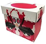 X XISHE Boxes in Action - GwenPool Style Art Short Comic Storage Box 2 Guns