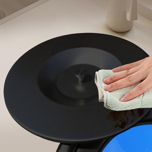 Poubelle de comptoir à encastrer anti-odeur avec couvercle en acier inox - 3
