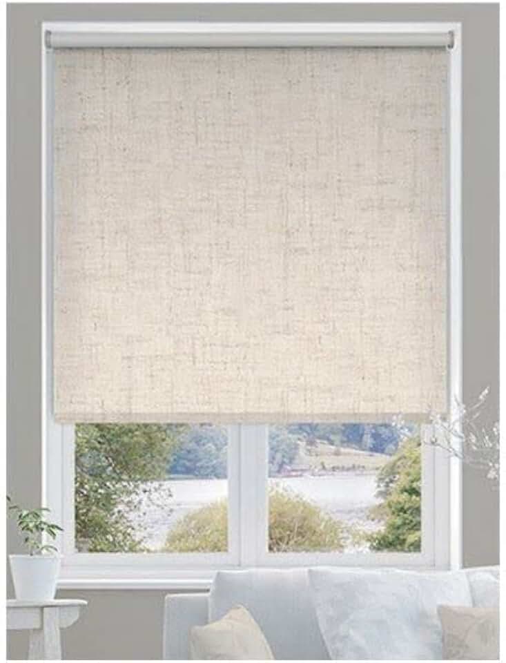 Persiana Rolo Blackout Robust Linho 140 (L) x 160 (A) cm 100% Escuro Cortina Roller 1,40 X 1,60 m