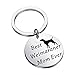 Weimaraner Schlüsselanhänger mit Aufschrift "Best Weimaraner Dad/Mom Ever", L, mental