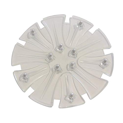 Spot Hosiery Sport Round - Stomp Pad avec crampon en aluminium pour snowboard Taille: 5''x 5 ''