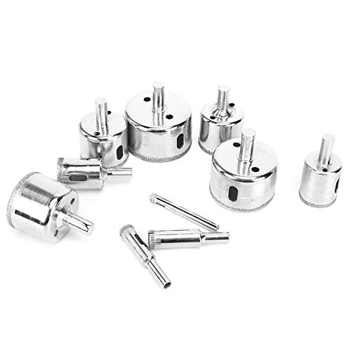 Set de Brocas con Diamante 6-50mm para Vidrio y Mármol miniatura 1