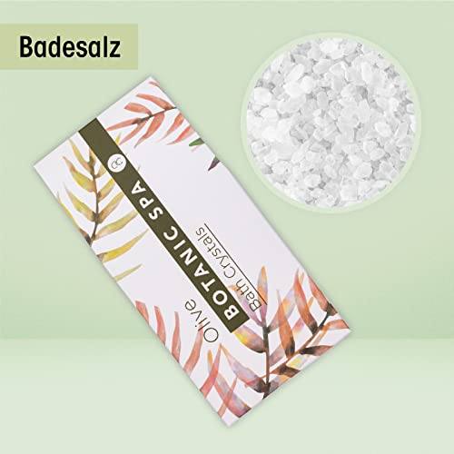 accentra 6055164AC OLIVE SPA Cadeauset in zeegrasmand, badset en doucheset - 5-delige cadeauset in decoratieve mand van zeegras, verjaardagscadeau, wellnessset voor vrouwen,groen - Afbeelding 6