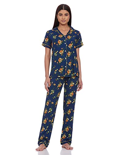 Image of Longies Women's Rayon Pyjama Night Suit Regular
