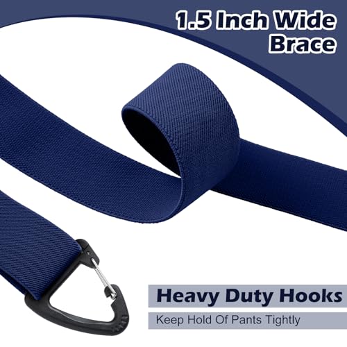 Image of Sintege X Back Hidden Suspender 1.5 Inches Under Clothing Heavy Duty Work Suspenders for Men Women